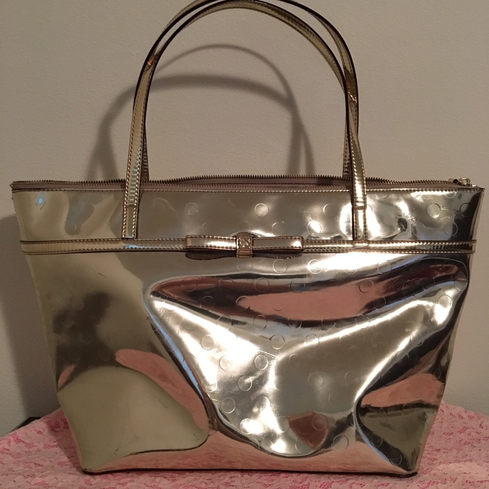 Gold Kate Spade Purse